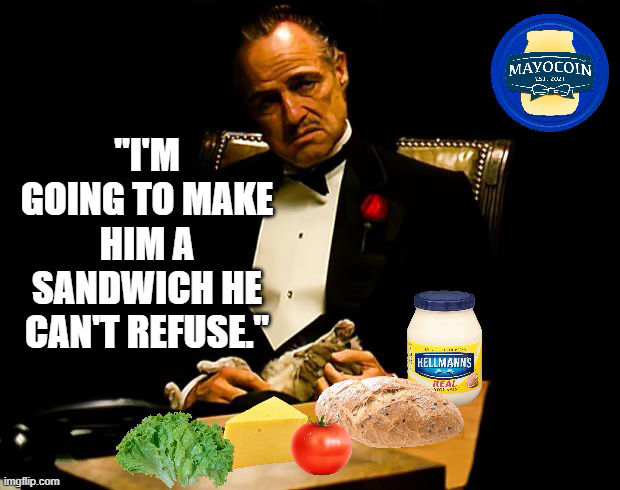 A sandwich he can't refuse